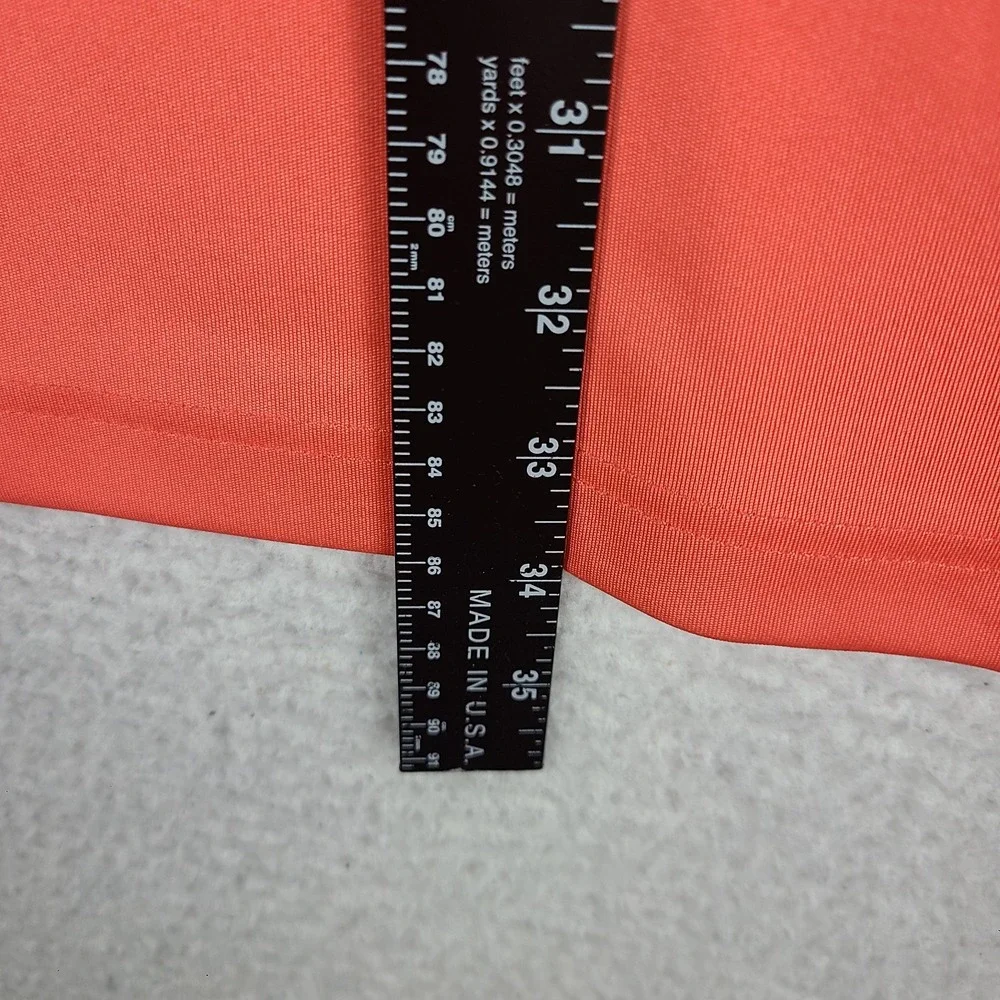 Callaway Polo Shirt Mens 3XL XXXL Orange Solid Opti Dri Performance Short Sleeve